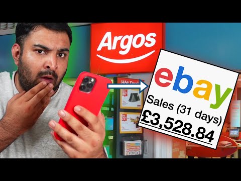 Selling from Argos to eBay ? £1300 in First 30 Days (With Proof)