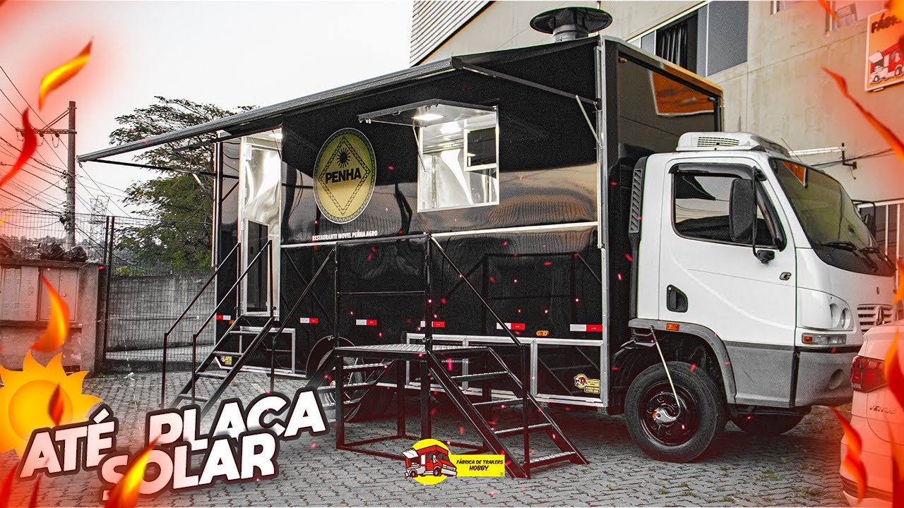 FOODTRUCK ALIMENTICIO  +  PLACA SOLAR @trailershobby