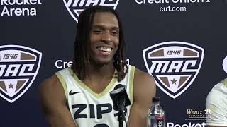 2025-26 Akron Zips Men's Basketball Post-Game Press Conference vs. Kent State - 3/13/26 - Athletes