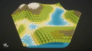 Gentleforge (Unity) Hex generator grass biome preview 01