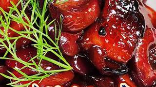 天津面席的高档菜肴#樱桃肉 ，果香浓郁，肉香软烂，咸甜适中。#抖音美食创作人 @抖音小助手