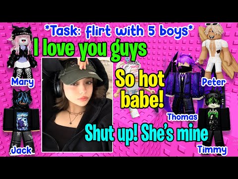 ❤️ TEXT TO SPEECH 🌹 I'm The Only Princess In A Group Of 5 Handsome Guys 🍀 Roblox Story