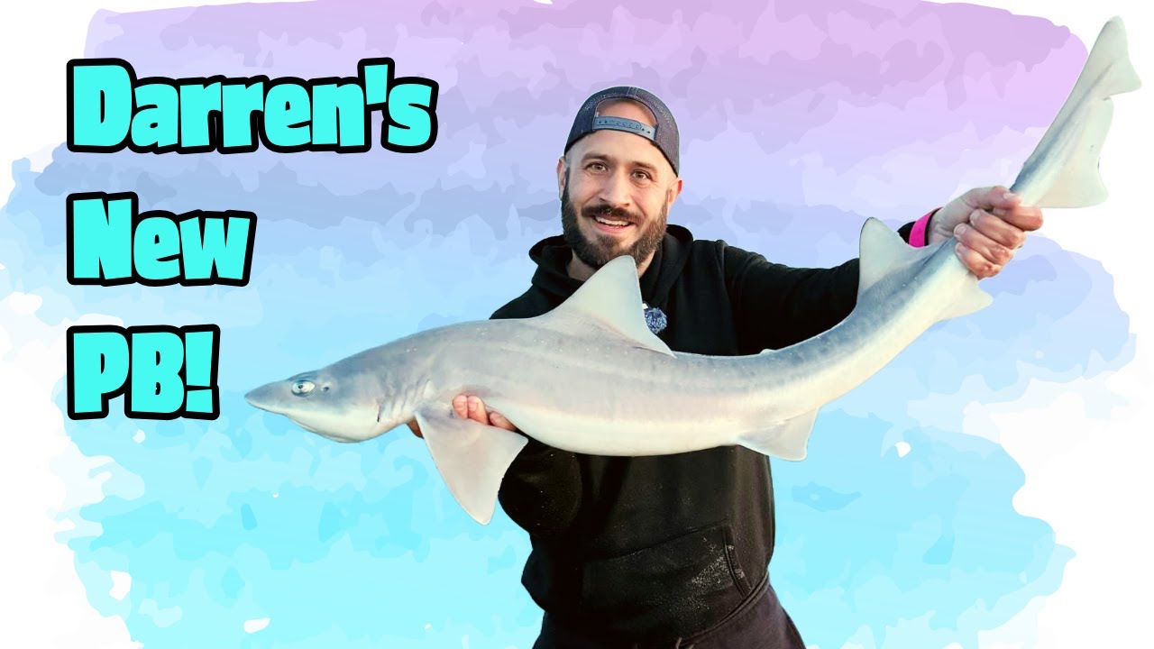 Darren SMASHED his PB! Crazy Smoothounds on Light Gear! Unbelievable UK Shore Fishing Session