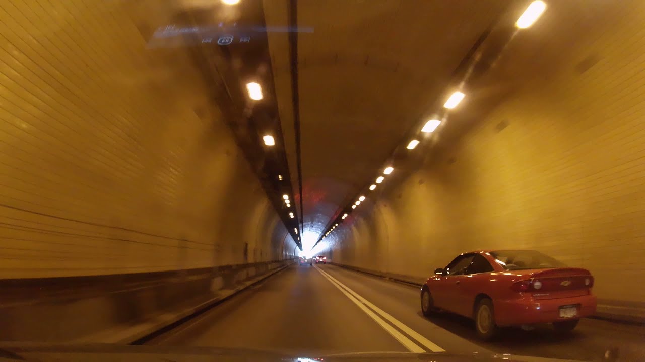 Driving Through The Wheeling Tunnel In West Virginia YouTube