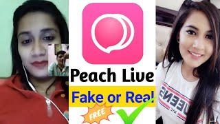 peach live app fake or real || peach app se free video calling kaise kare || peach app free chat screenshot 1