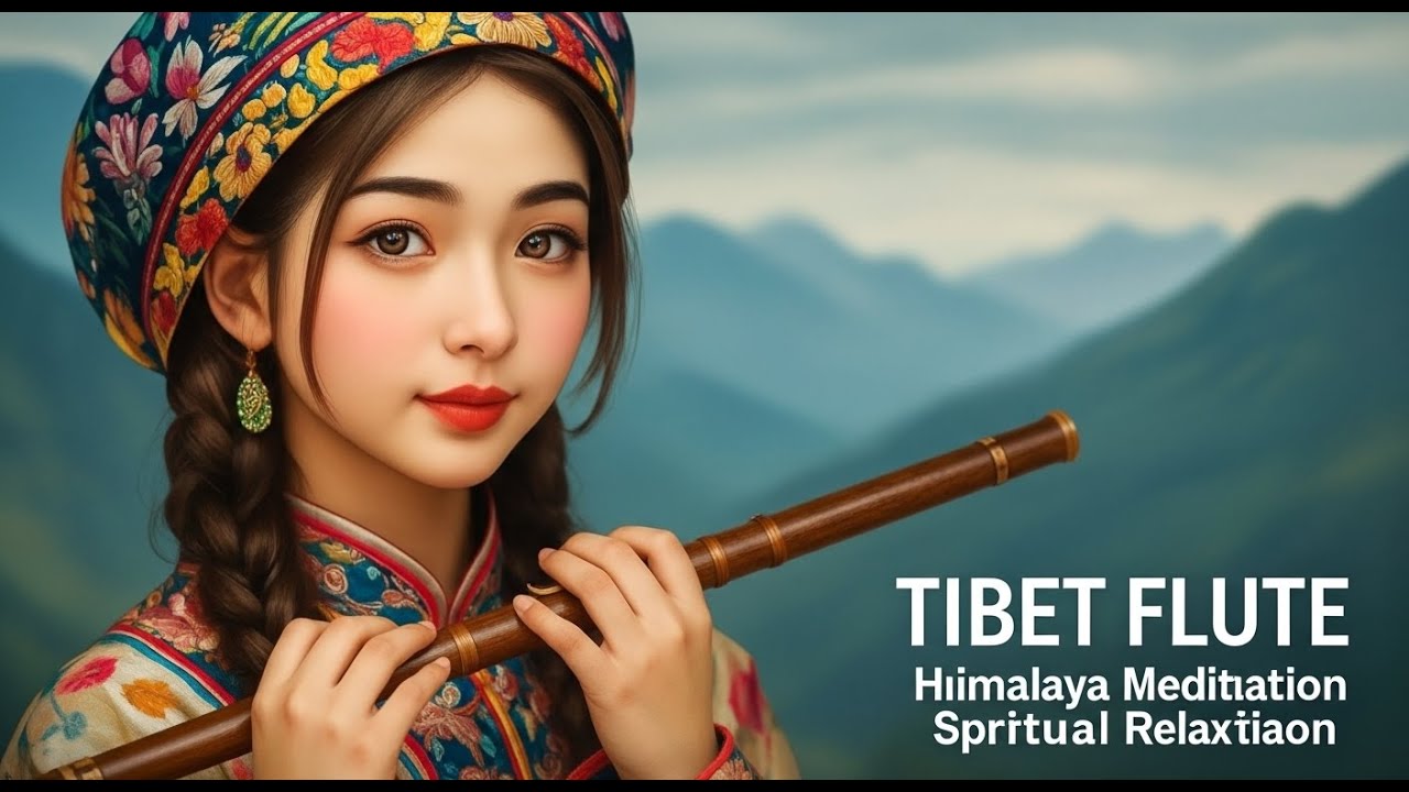 🔴 Tibetan Girl Chanting Heart Sutra – Viral Himalayan Healing Music for Stress Relief