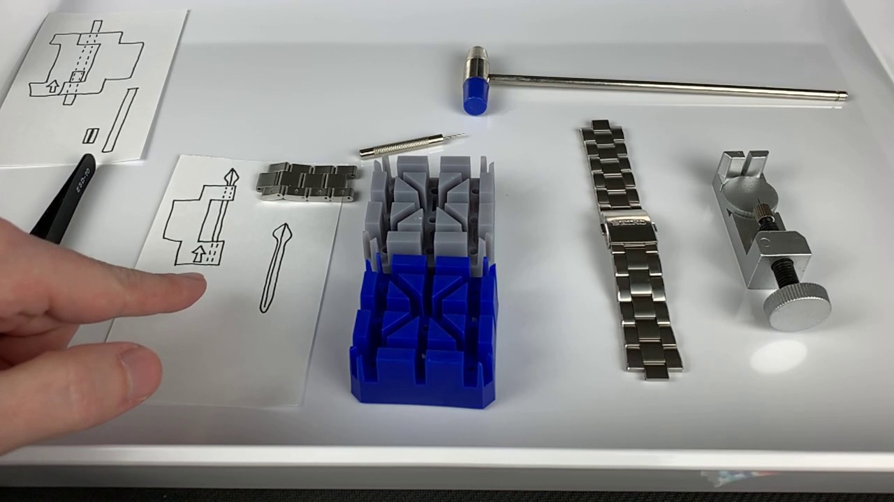 Rolex Bracelet Link Removal and Sizing for Submariner - YouTube