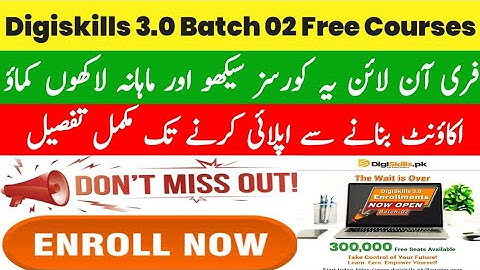Digiskill 3.0 Batch 2 enrollment | Learn And Earn In Free | How to apply | Full Guide Step by Step
