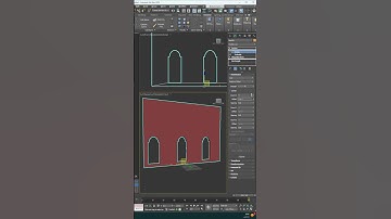 Simplest Technique to Create Any Arch Openings in Walls #3dsmax #architecture #interiordesign #arc