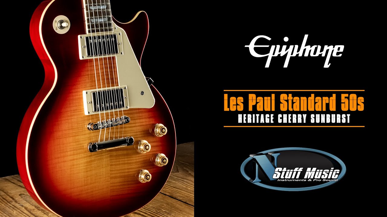 Epiphone EILS5HSNH1 Les Paul Standard 50s Heritage Cherry Sunburst