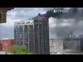 Пожежа у Москві: горить бізнес-центр