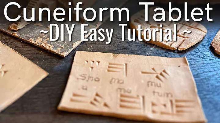 How to Make a Cuneiform Tablet from Ancient Mesopotamia