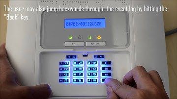 Visonic Powermaster-30: Checking the Event Log