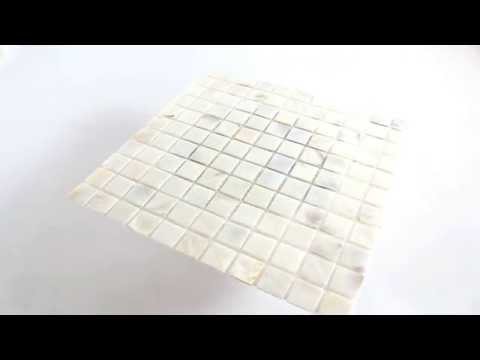 Video: Perlmutt-Mosaik: Weiße Mosaikfliesen Im Innenraum, Muschelmosaik-Optionen, Basteln