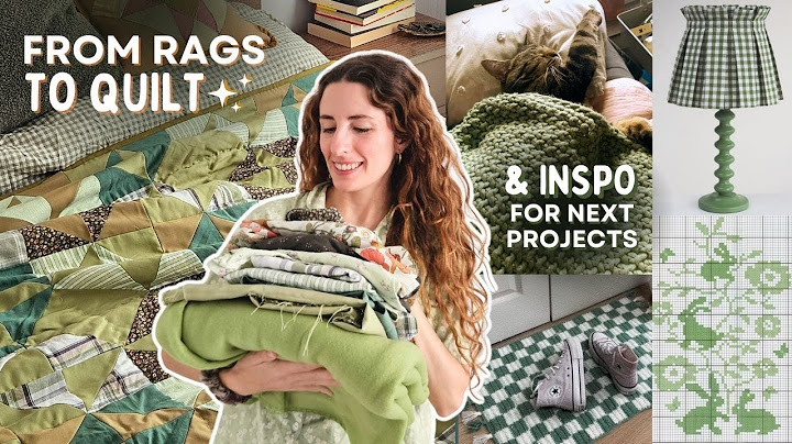 From thrifted shirts to a meadowy quilt 🌿(+ DIY plans for the future)