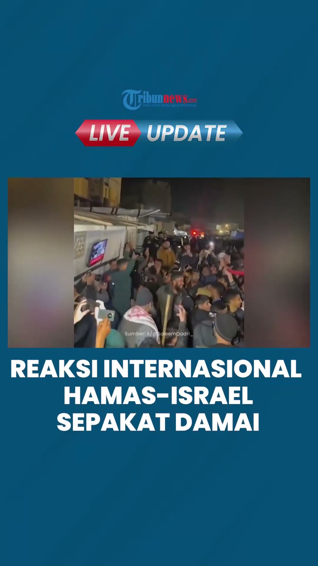 Reaksi Dunia Sambut Kesepakatakan Gencatan Senjata Gaza, Internasional Puji Upaya Perlawanan