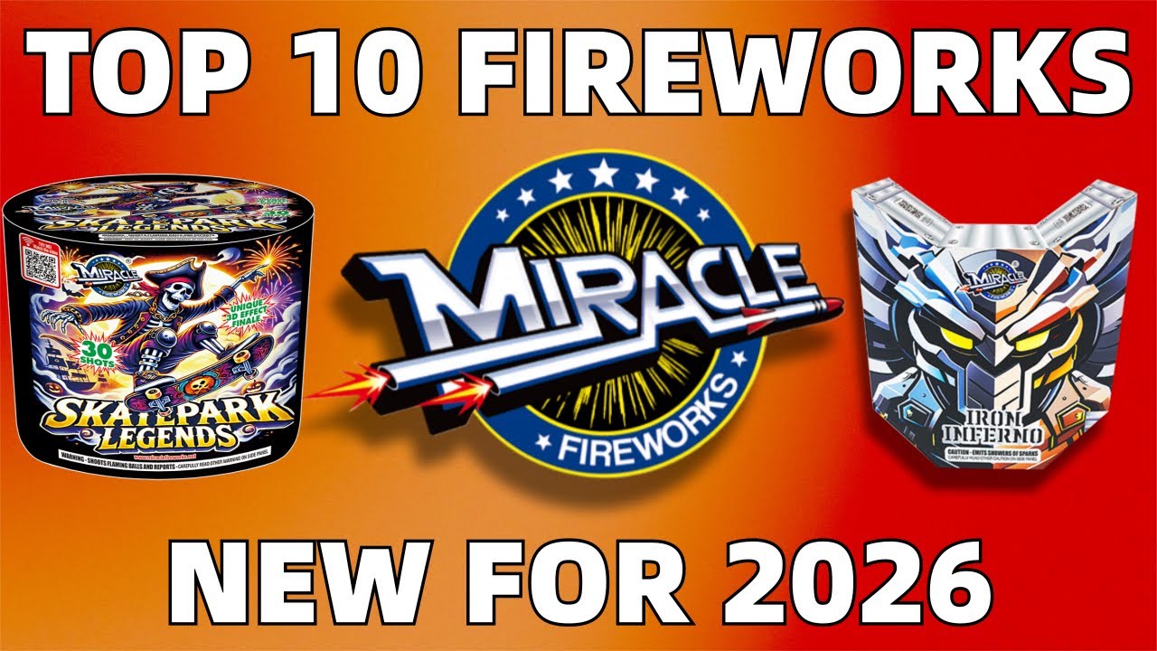 ТОП-10 НОВЫХ ЧУДЕСНЫХ ФЕЙЕРВЕРКОВ 2026 ГОДА