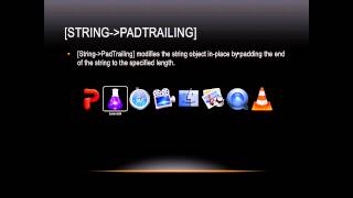Lasso Programming: [string→padTrailing]