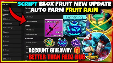 New Script Blox Fruit Mobile better than REDZ HUB V2 👑👹 FRUIT RAIN, AUTO FARM, RAID, RACE V4 - DELTA