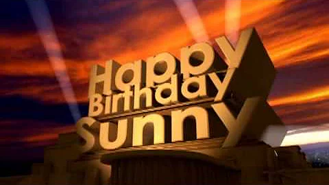 Happy Birthday Sunny