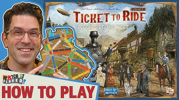 Ticket To Ride Legacy: Legends Of The West - Hoe te spelen