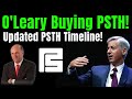 Kevin O'Leary Bought Bill Ackman's SPAC! PSTH Updated Timeline!