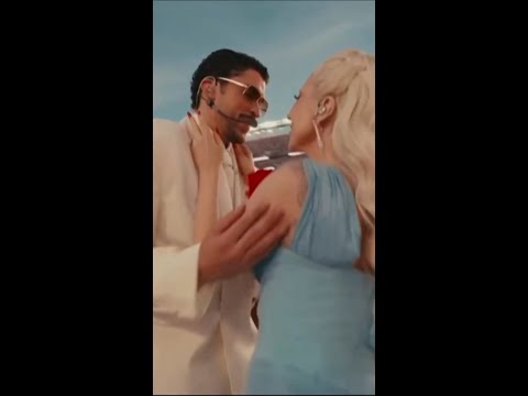 Bad Bunny Brings Out Lady Gaga For His Super Bowl Half Time Show 