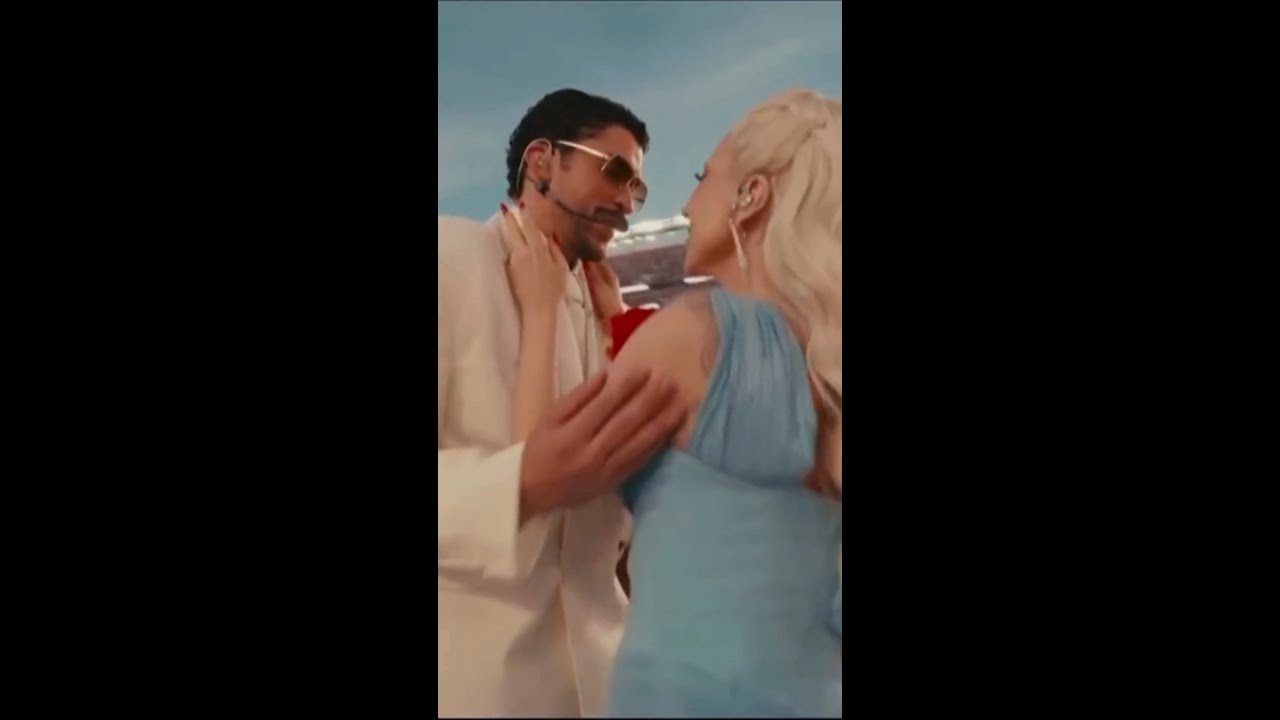 Bad Bunny Brings Out Lady Gaga For His Super Bowl Half Time Show