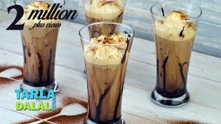 Cold Coffee Recipe, Frothy Cold Coffee Recipe by Tarla Dalal