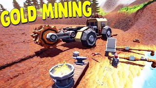 NEW Building Mining Base in Open World Gold Mining Simulator | Hydroneer Gameplay