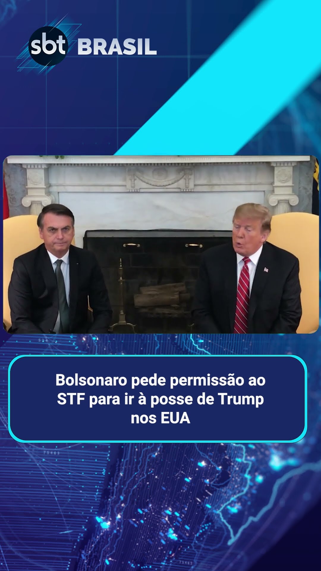 Bolsonaro pede autorização para sair do Brasil é ir à posse de Trump | SBT Brasil (10/01/25)