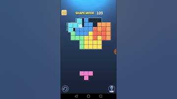 Block Puzzle King Shape Mode Level 109 Walkthrough Solution