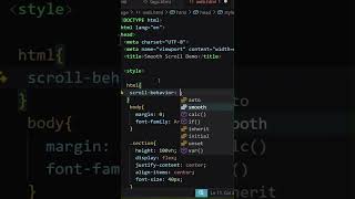Smooth Website Scrolling #coding #frontendcourse #programming #codingbat #python #python