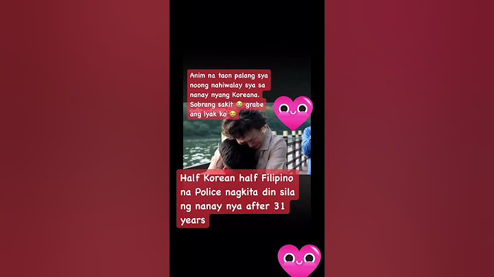 Julius Manalo story: Filipino Police man Finally Found his Korean mom after more than 30 years