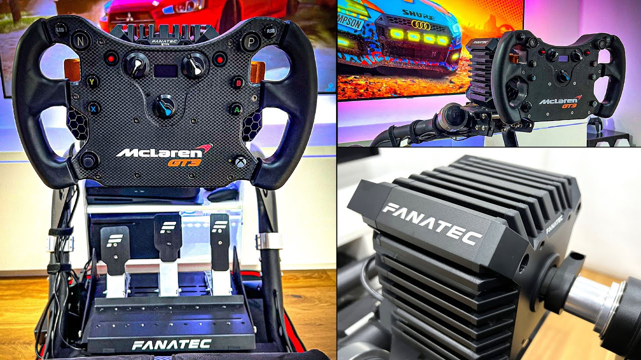 Ultimate Sim Racing Setup Fanatec CSL DD / CSL Pedals / ClubSport