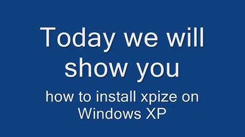 how to install xpize