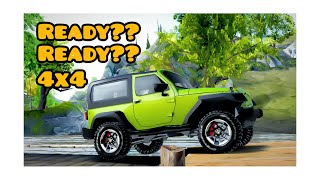 OFF ROAD 4X4 DRIVING WITH JEEP WRANGLER RUBICON GAME SIMULATOR 2023 (Amazing Experience For Me 💭😃) screenshot 5