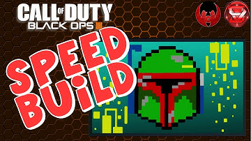8-Bit Boba Fett - SPEED BUILD - Black Ops 3 Emblem Tutorial