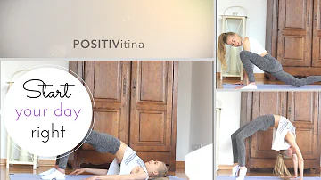 Start the day right! Active Restday workout with Mantras ~ POSITIVITINA~