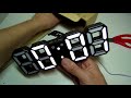 [Gearbest.com] EN8810 3D LED Digital Wall Clock