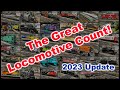 So many trains the great locomotive count of 2023