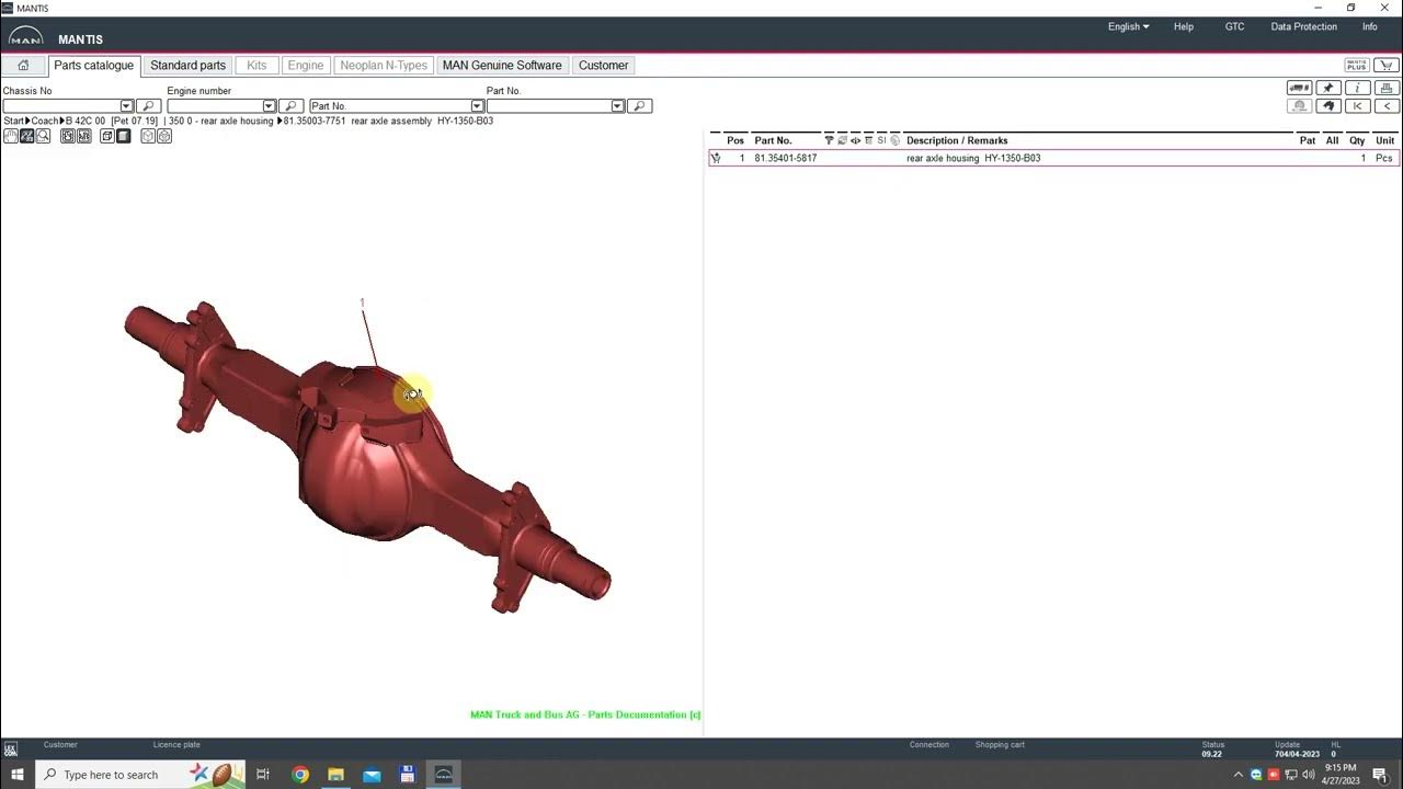 MAN Mantis (MAN Electronic Part Catalogue) YouTube