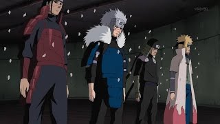 Orochimaru revive a los 4 Hokages | Naruto Shippuden en español latino