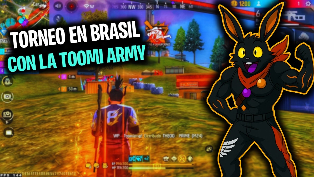 ASI JUGAMOS UN TORNEO EN BRASIL CON MI CLAN TOOMI ARMY 🐐💜 | FREE FIRE 🔥