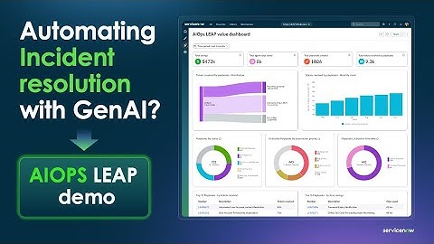 AIOps LEAP demo: Automating Incident resolution with GenAI