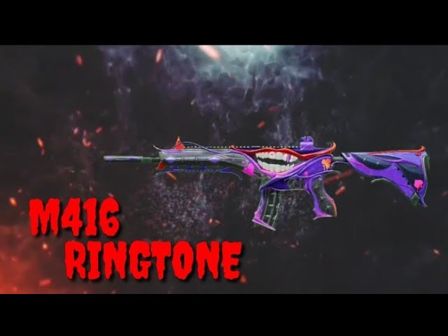 PUBG MOBILE | M416 gun ringtone. whatsapp status. gun 3D effect. class=