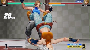 THE KING OF FIGHTERS XV DEMO (Open Beta): Blue Mary Combo