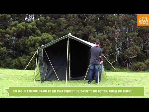 Kiwi Camping Kakapo Canvas Tent Series - Pitching