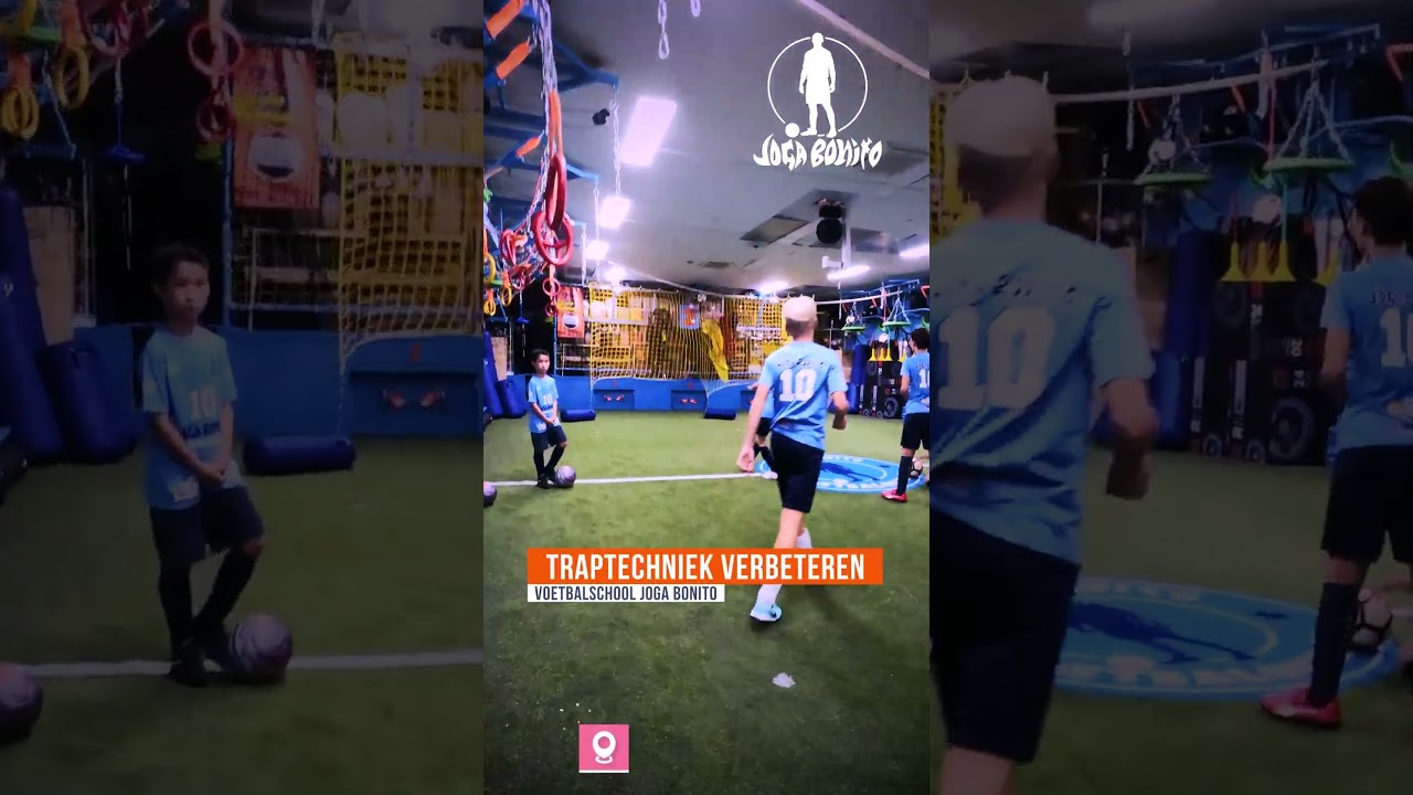 Traptechniek verbeteren (Slecht weer buiten) - Voetbal Techniektraining in Eindhoven 