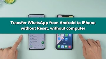 How to Transfer WhatsApp Chats without Computer from Android to iPhone | No Reset